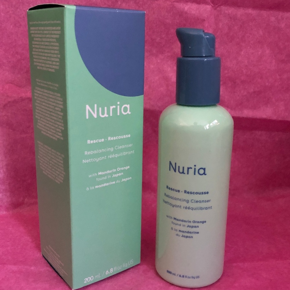 NURIA REBALANCING CLEANSER SKIN RESCUE NIB